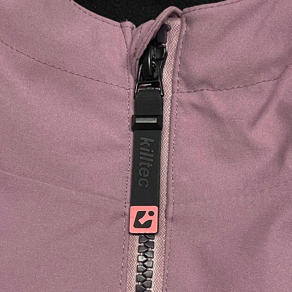 Killtec Jacket Womens Size 8 Purple Plum Functional Hooded Weatherproof Ski NEW - Picture 6 of 16